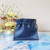 Chanel AS2170 Large shopping Tote bag Shiny Lambskin Navy Blue