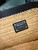 Prada Medium crochet and leather tote bag 1BG499 Black