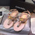Chanel Women's Sandals Chanel Slippers Lambskin C90147