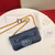Dior M8641 Medium Diordouble Bag Deep Ocean Blue - luxibagsmall