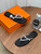 Hermes H261038ZvL1390 Miss sandal Black & Silver