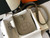 Hermes Evelyne Bag Hermes Mini Crossbody Bag 20400 Silver Buckle Dark Gray