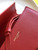 YSL 602716 Cassandra Mini Top Handle Bag In Grain De Poudre Embossed Leather Red