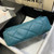 Chanel 19 Maxi Handbag Lambskin Gold AS1162 Lake Blue