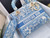 Dior M0565 Medium Lady D-Life Bag Cornflower Blue Toile de Jouy Embroidery