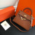 Hermes Kelly Danse 20316 Designer Tote Shoulder Strap Bag Tan - luxibagsmall