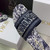 Dior Women's Shoes Diamond Embroidered Dway Slide KCQ209TJE Navy blue