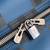 LV N40410 Louis Vuitton Keepall Bandouliere 50 Travel Bag Blue
