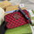 Gucci 447632 GG Marmont Multicolor Small Shoulder bag Red and Green