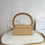 Jacquemus 213BA003 Le sac Rond Circle purse Apricot