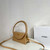 Jacquemus 213BA003 Le sac Rond Circle purse Apricot