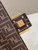 Fendi 8BR600 Baguette FF Glazed Fabric Bag With Inlay