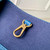 Louis Vuitton LV M24856 Low Key Hobo MM Bag Blue