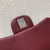 Chanel A35200 Mini Flap Bag 17cm Grained Calfskin Wine Red Silver