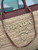 Prada Medium crochet and leather tote bag 1BG499 Brown