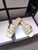Gucci 663879 Online Exclusive Sandal With Double G Leather Rice White - luxibagsmall