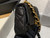 Chanel AS3205 Mini Flap bag lambskin gold Black