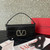 Valentino 8W2B0K53SPV_C8N Garavani Locò Large shoulder bag in laminated elaphe 6030 Black