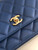 Chanel AP1450 Wallet on Chain Lambskin A33814 Navy Blue