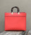 Fendi 8BH386 Sunshine Medium Fuchsia Leather Shopper Bag 8535 Multicolour