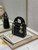 Dior M0505 Mini Lady Dior Bag Black Patent Cannage Calfskin