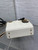 Dior M0505 Mini Lady Dior Bag White Cannage Lambskin With Black Handle Bow Gold