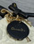 Dior M0505 Mini Lady Dior Bag White Cannage Lambskin With Black Handle Bow Gold