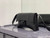Balenciaga 671355 Women's Downtown XS Shoulder Bag Crocodile Embossed black buckle