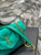 Saint Laurent Lou lou Puffer Mini Bag YSL 620333 Canvas and smooth leather Green