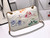 Gucci 443496 GG Marmont Medium Matelassé Shoulder Bag White and printer - luxibagsmall