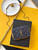 YSL 608941 Yves Saint Laurent Becky Double-Zip Pouch In Quilted Brown