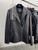 Dior 125V43  Women's Cropped Jacket 38116 Black Lambskin