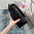 Chanel 19 Maxi Handbag Lambskin Gold AS1162 Black