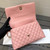 Chanel A92991 Large Flap Bag With Top Handle handBag Pink