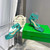 Bottega Veneta BV 667206 Rhinestone mesh and leather sandals V0GU11017