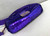 Fendi 8BR792 Medium Baguette 1997 Purple Satin Bag with Sequins 0127L
