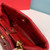 Valentino 2021 Roman Stud The Handle Bag In Nappa 0097L Red