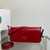 Prada Brushed leather Prada Femme 1BD323 Red