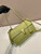 Prada Soft Sound medium leather shoulder bag 1BN023 Pistachio Green