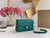Bvlgari 291859 Serpenti Forever Chain Wallet Green