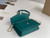 Bvlgari 291859 Serpenti Forever Chain Wallet Green
