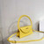 Jacquemus 213BA003 Le sac Rond Circle purse Yellow