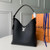 LV M52776 Louis Vuitton Lockme Hobo Bag M44330 Soft calfskin Black - luxibagsmall