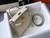 Hermes Kelly Bag Hermes 19CM Epsom Shoulder Mini Bag Beige Gold buckle 20458