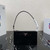 Prada 1BC155 Saffiano leather mini bag Black