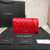 YSL 568906 Yves Saint Laurent Crossbody Chain Bag Red - luxibagsmall