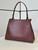 Fendi 8BN368AWPFF1V0H Fendi Way Medium Dark brown leather and violet suede bag