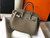 Hermes Birkin Designer Tote Bag Togo Leather 28333 Elephant Grey