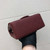 Chanel A35200 Mini Flap Bag 17cm Grained Calfskin Wine Red Gold