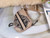 Dior Saddle Bag Beige Jute Canvas Embroidered M0446